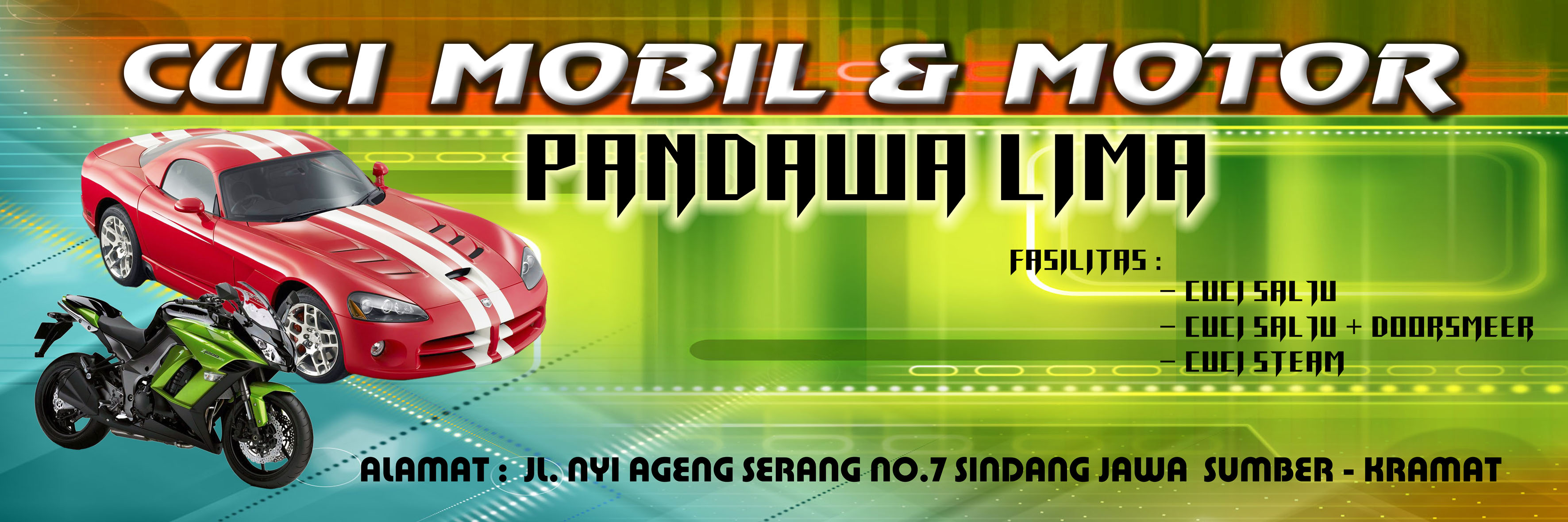 Contoh Banner Variasi Mobil Desain Spanduk Kreatif Images