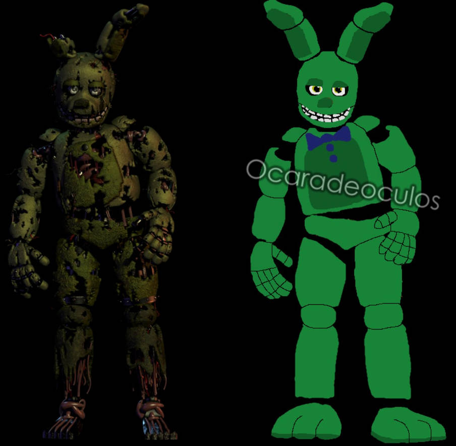 Repaired Springtrap Springbonnie (Springtrap repaired) by Ocaradeoculos on DeviantArt
