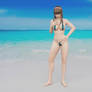 Hitomi on the beach