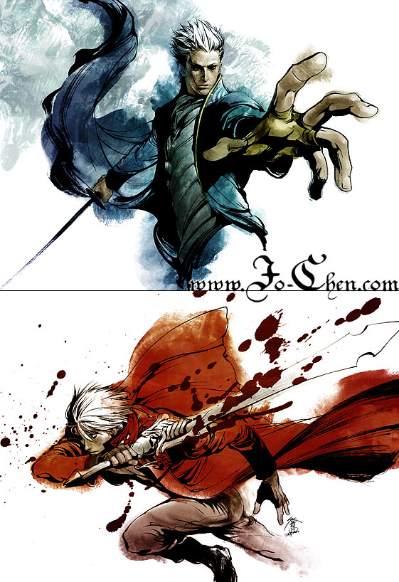 Vergil on Dante-DevilMayCry3 - DeviantArt