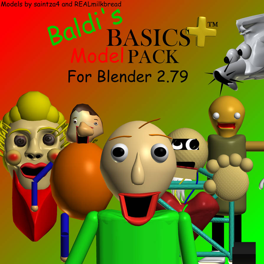 Baldi Rambunctious Baldi V3 Blender: Baldi Model Download – XICHUC