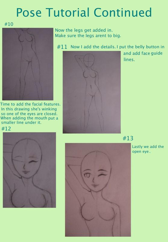 Pose Tutorial Draw Pose Tutorial Part 2 by ForeverArtsy on DeviantArt
