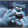 2D to 3D conversion Monsters Inc Anaglyph