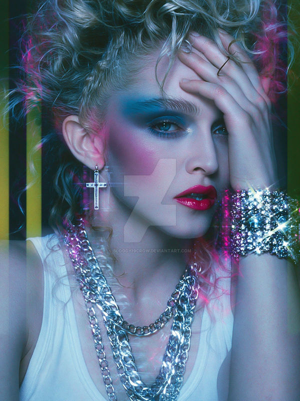MADONNA VINTAGE POP GLITCH VISION