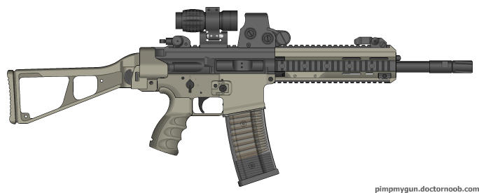 Custom Assault Rifle by TheQRoks on DeviantArt