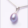 Purple Pearl Pendant