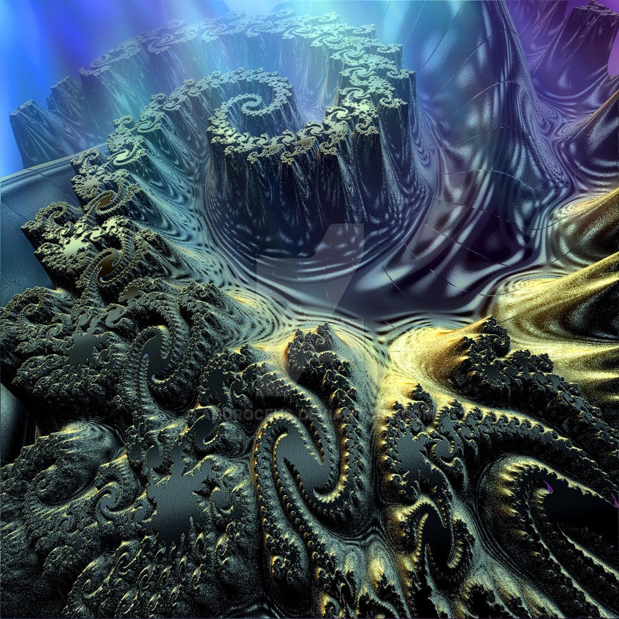 Visualised Mandelbrot`s set in 3D by androceus on DeviantArt