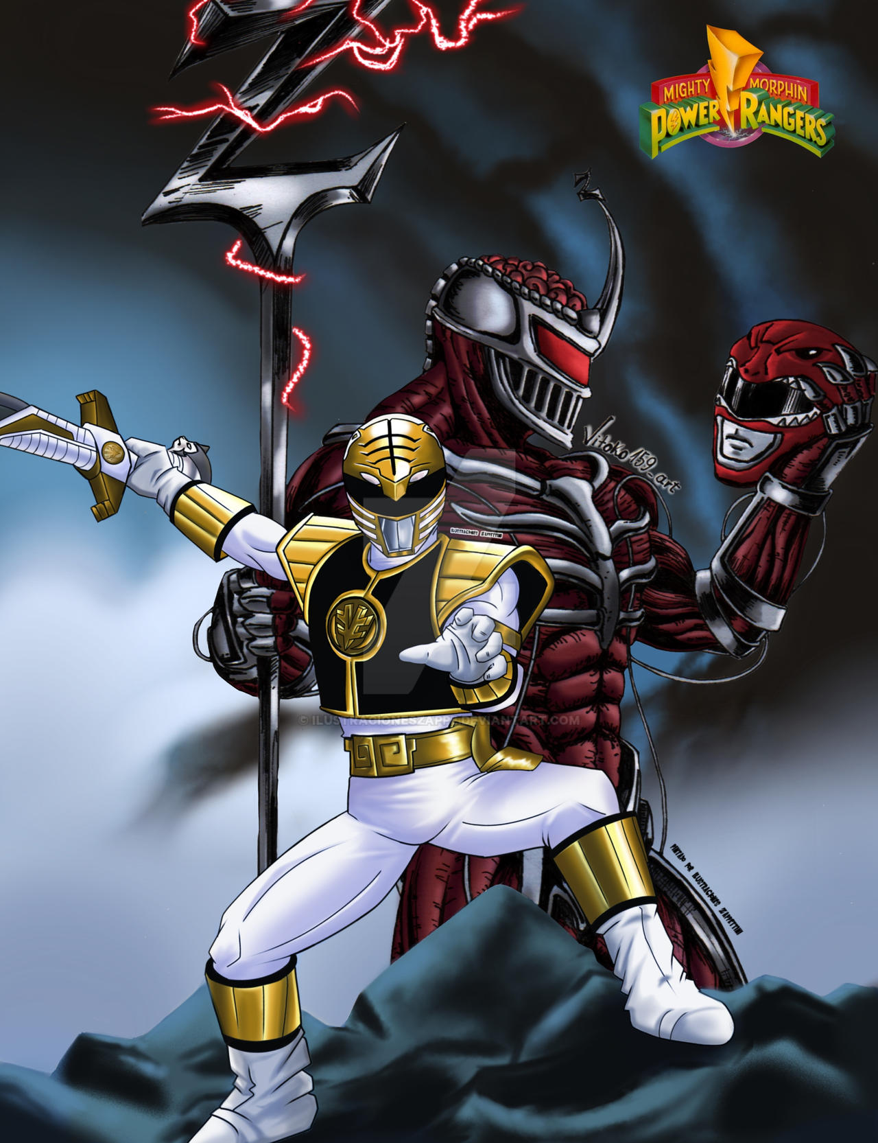 White Ranger Lord Zedd Colab by IlustracionesZappe on DeviantArt