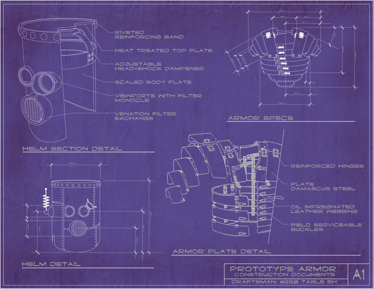 Steampunk Armor Blueprints