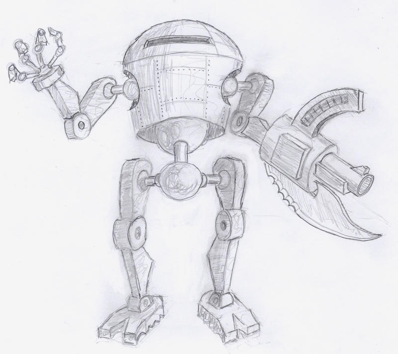 Pocket Knife Killer Robot by rsandberg on DeviantArt