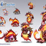 Prodigy Fire Monsters