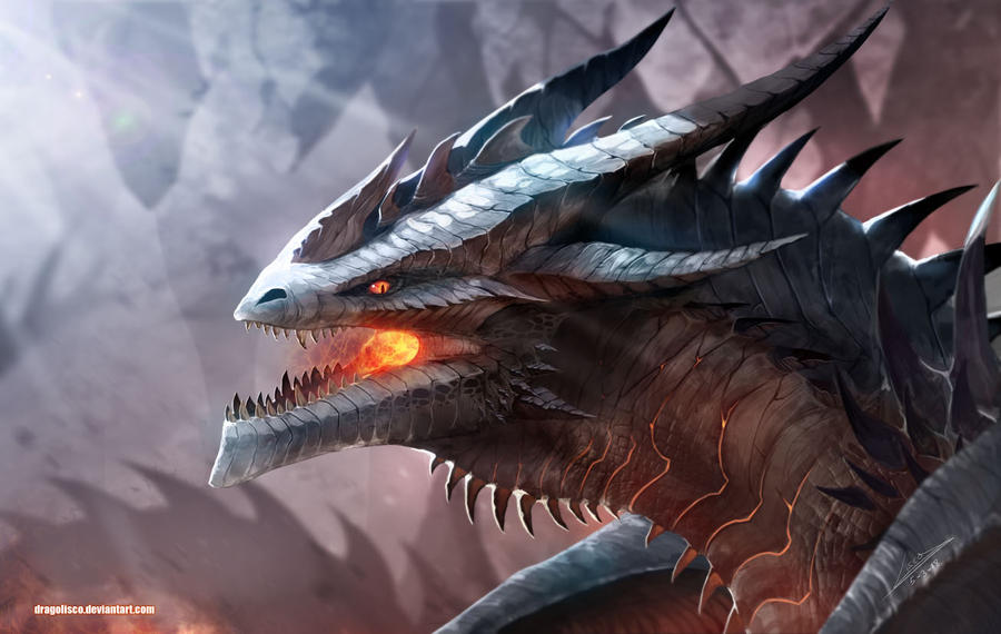 Portrait of a Black Dragon 3