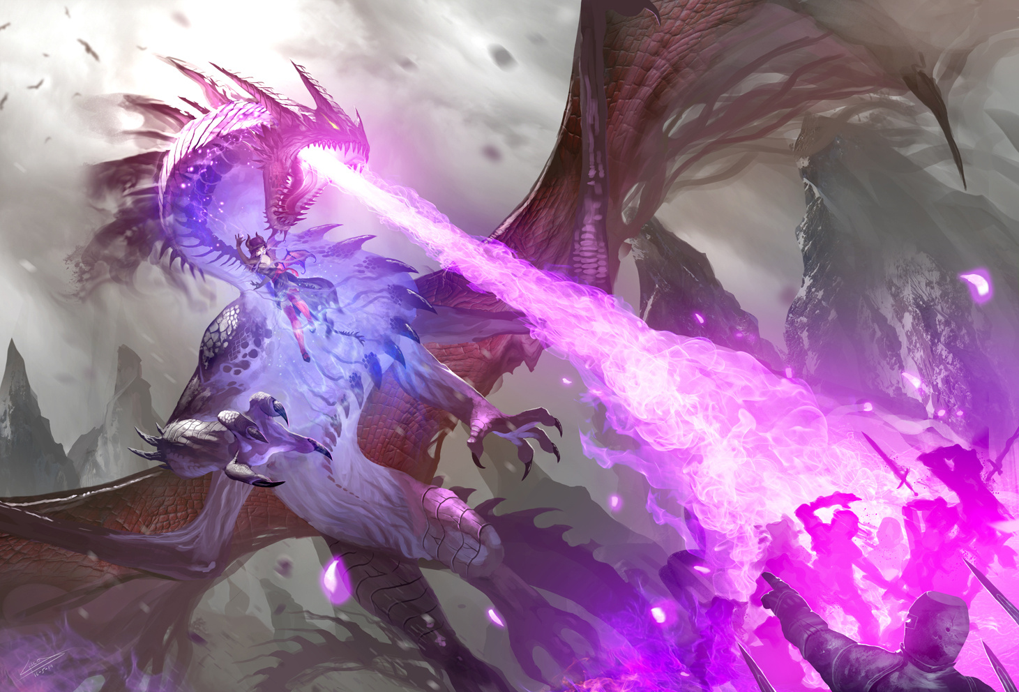 Dawnstride's assault by Dragolisco