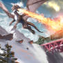 Attack on armored train (Commission)