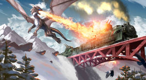 Attack on armored train (Commission)