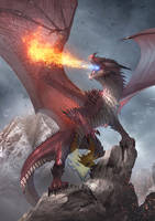 Red Dragon / Book cover art