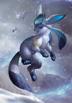 Snowy Glaceon