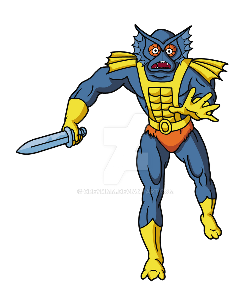 Merman Cartoon by greymmm on DeviantArt