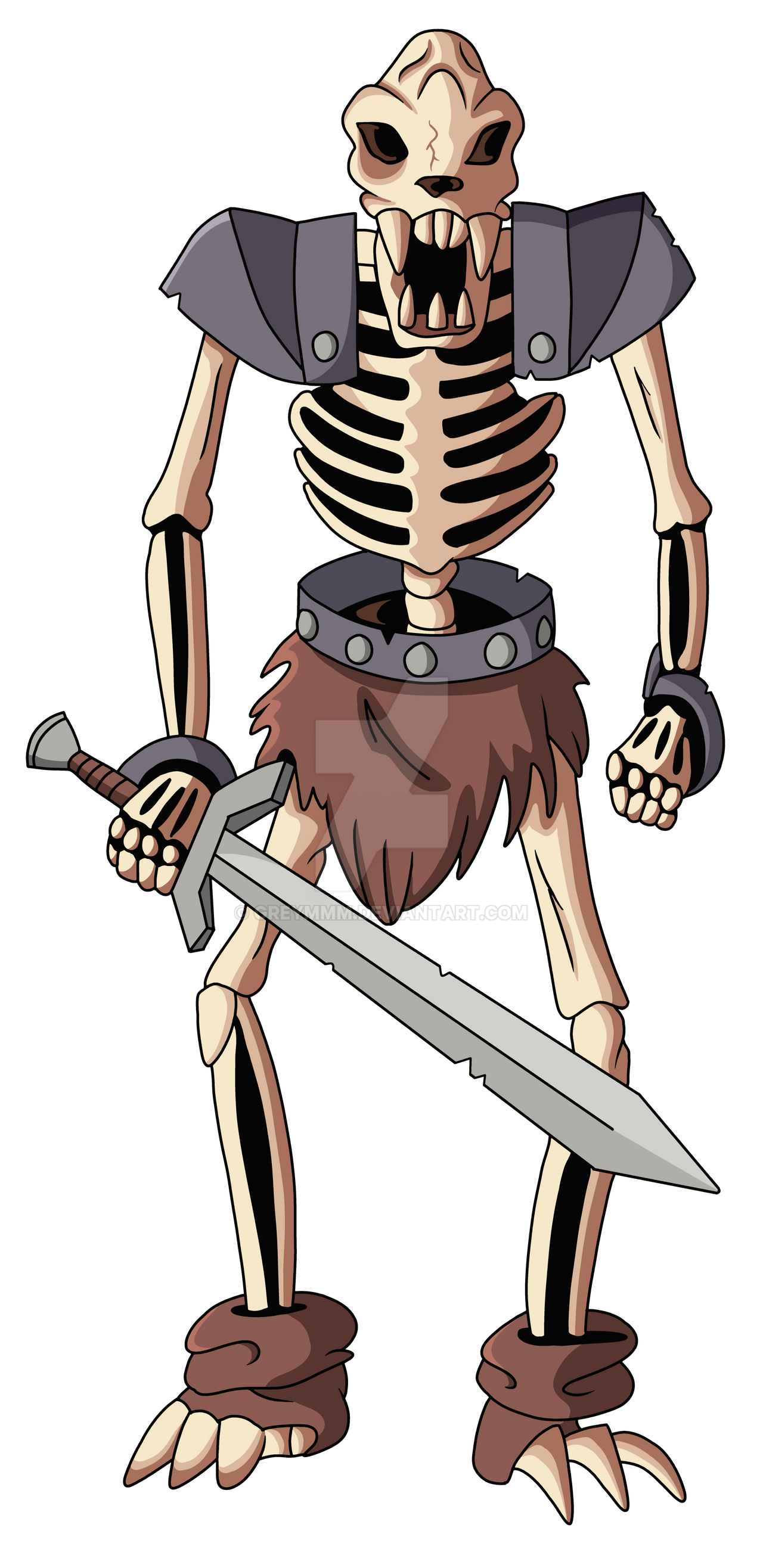 Dungeons and Dragons Cartoon Skeleton by greymmm on DeviantArt