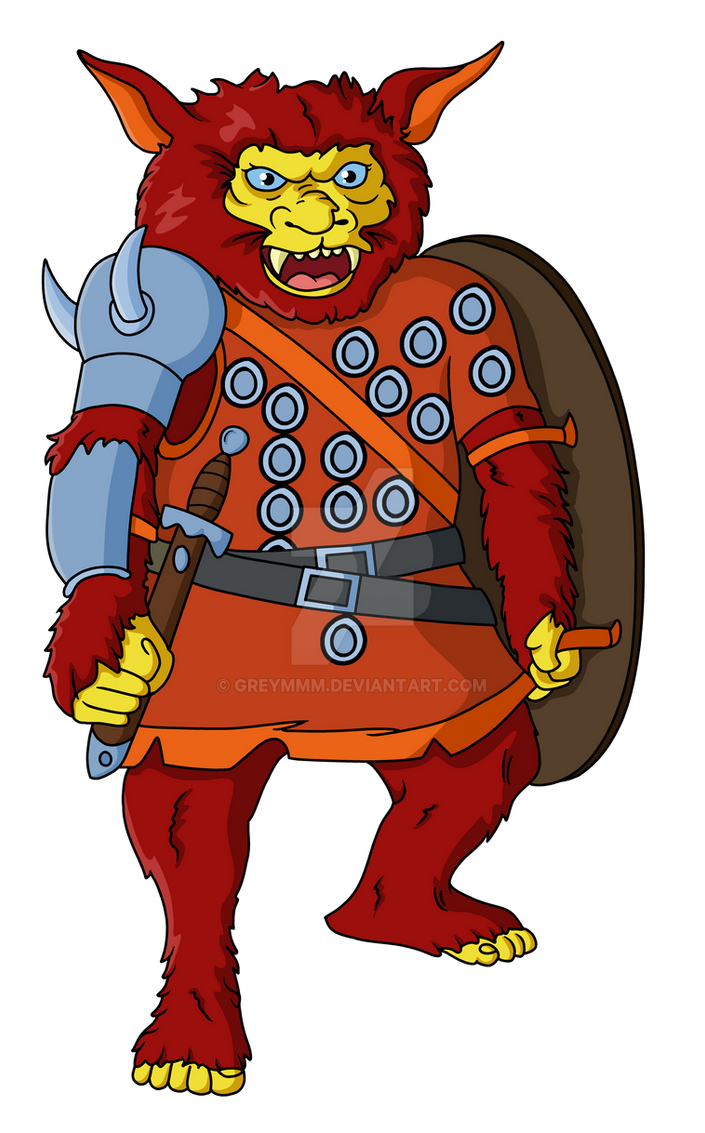 Dungeons and Dragons Cartoon Bugbear V2 by greymmm on DeviantArt
