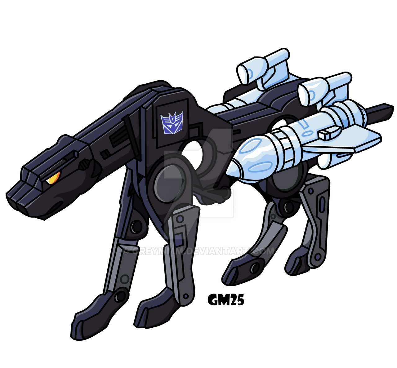 Transformers Cartoon G1 Toy Ravage by greymmm on DeviantArt