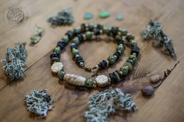 'Ancient forest' beads