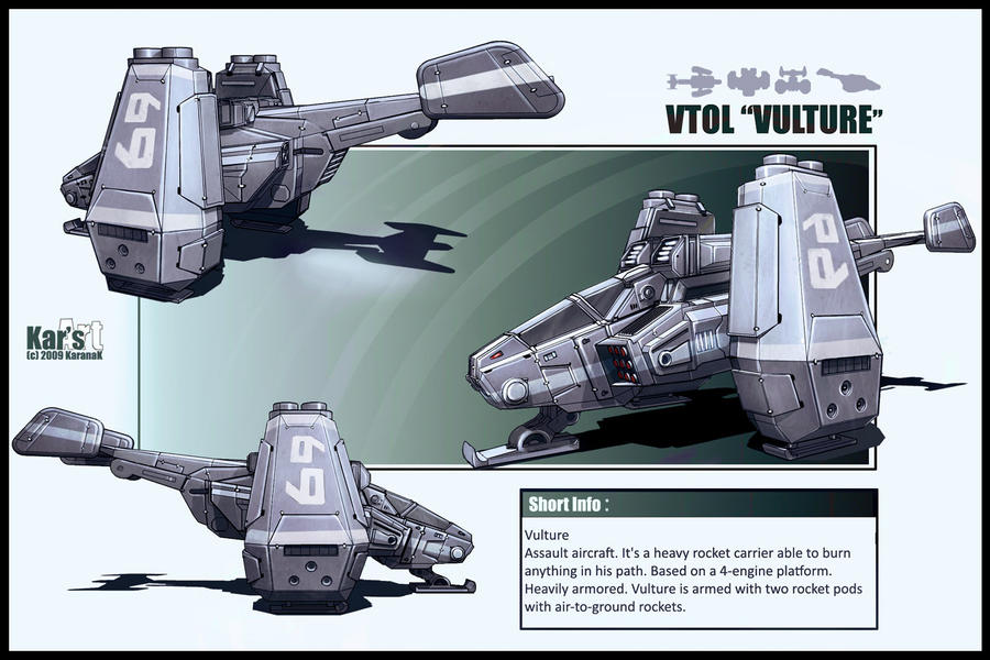 VTOL Hover Vulture by KaranaK on DeviantArt