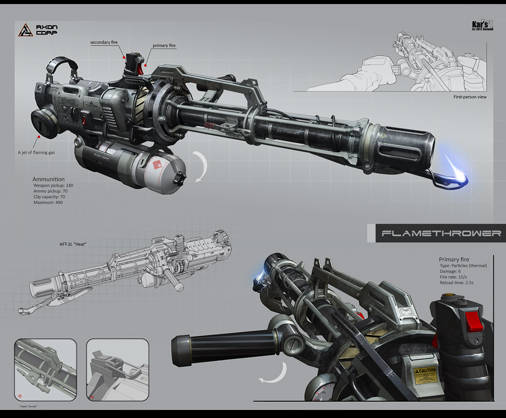 Flamethrower AFT 2L Heat