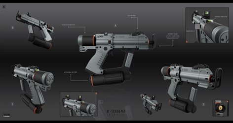 K-tech 42 laser pistol