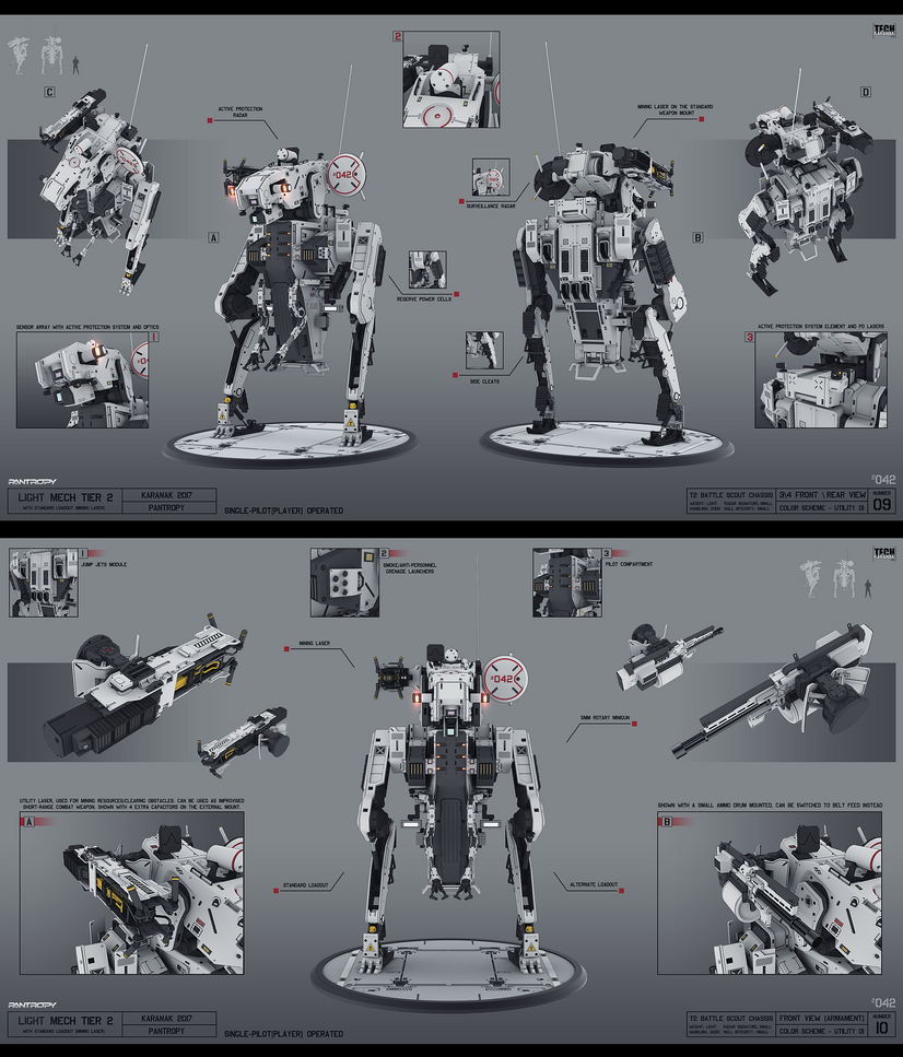 Light mech tier 2 by KaranaK