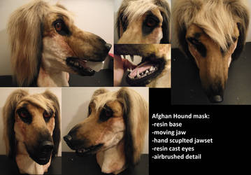 Afghan Hound Mask