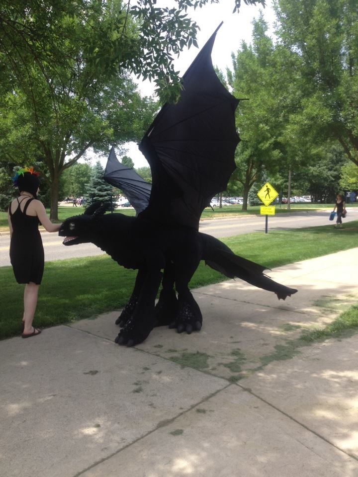 Toothless Quadsuit Test Run