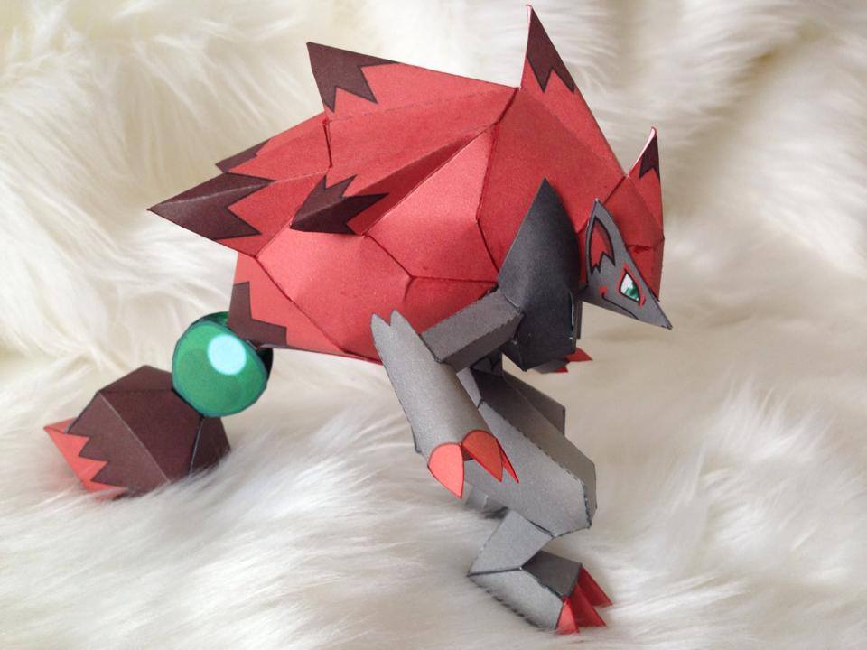 Zoroark Papercraft Model