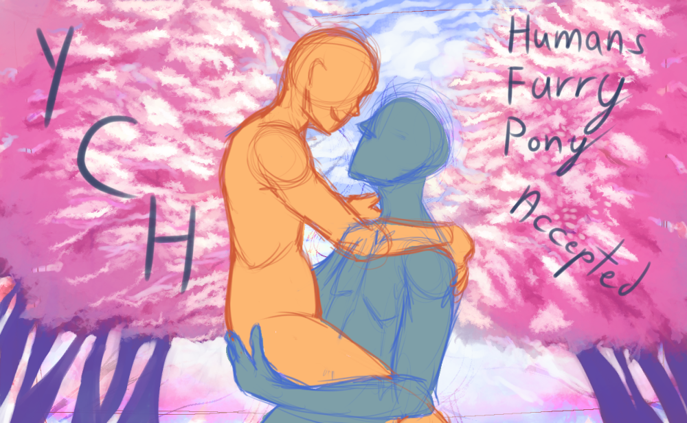 2 HR REMINDER - YCH - Cherry Blossom Festivity