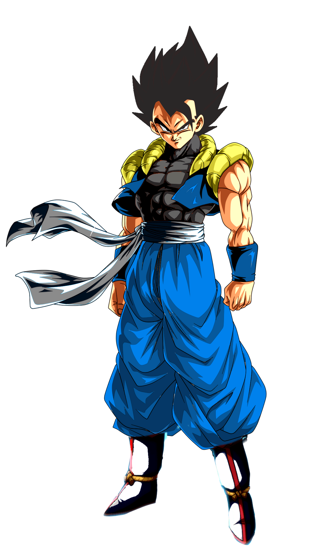 goku and vegeta super saiyan god fusion