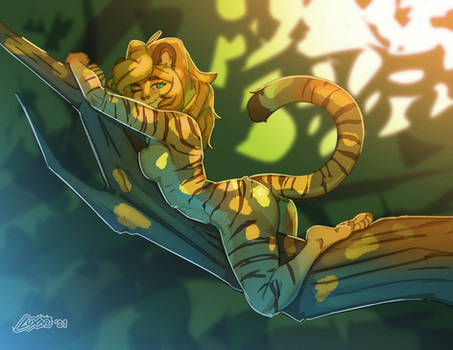 Tiger girl commission