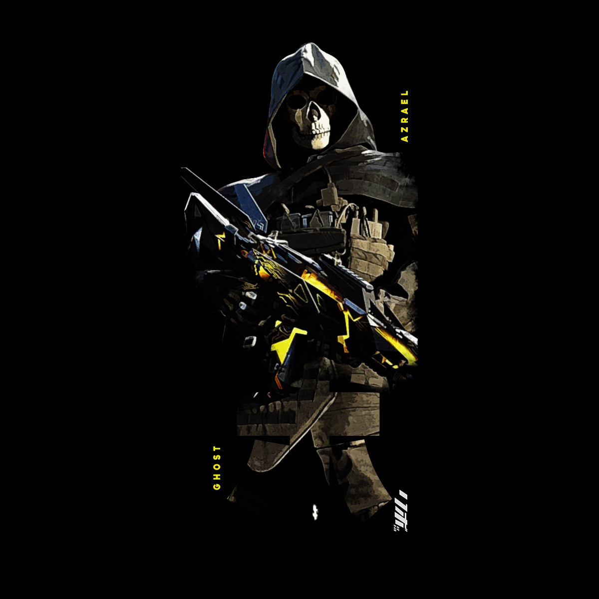 CODM GFX (STYLE 3) Ghost - Azrael by rivo22245 on DeviantArt