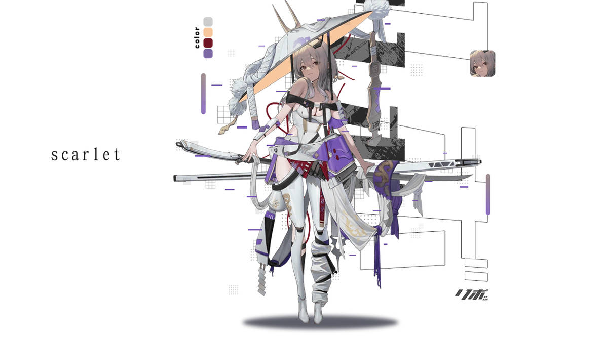 GFX anime Style Ui Scarlet (NIKKE) by rivo22245 on DeviantArt