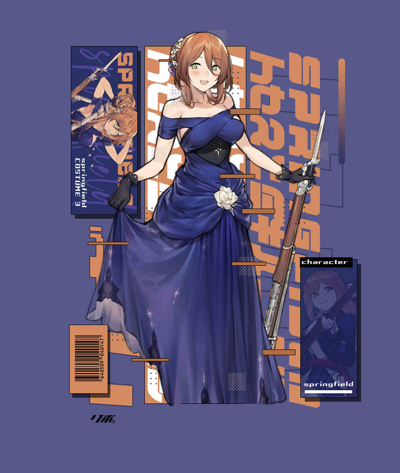 GFX GFL SpringField - costume 3 (Girls Frontline) by rivo22245 on ...