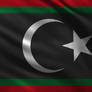 Alternative Flagge von Libyen