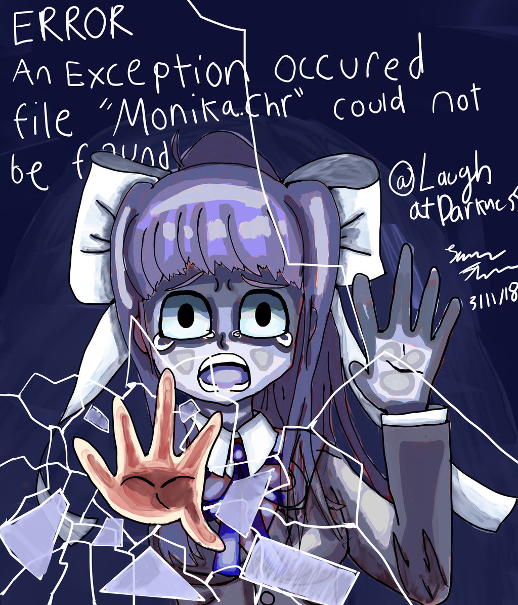 Monika Load Me by LaughatDarkness on DeviantArt