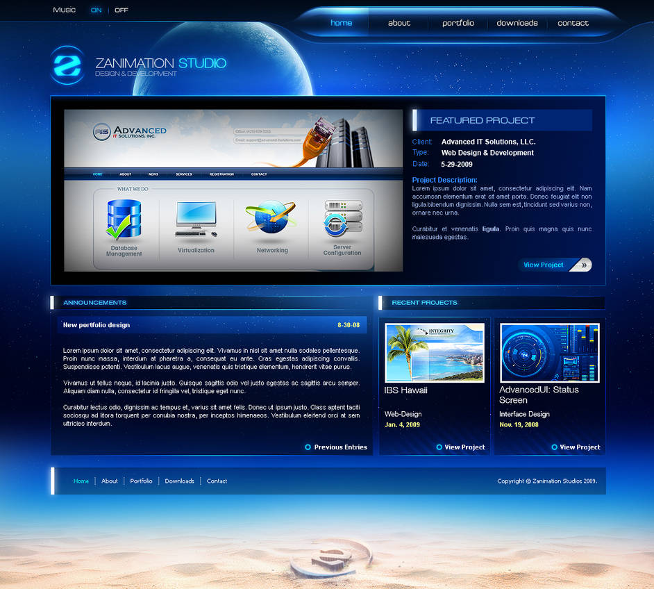 Zanimation Portfolio 2009 by z-design
