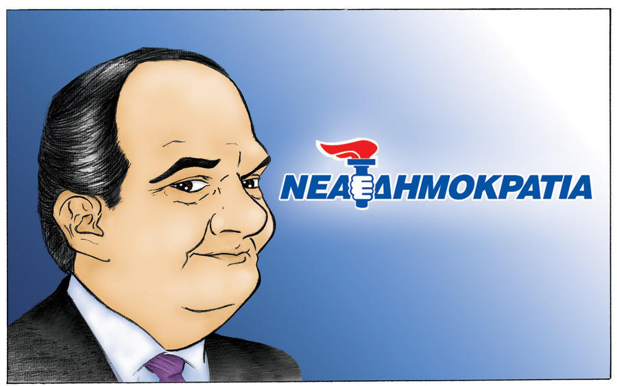 Kostas Karamanlis_caricature