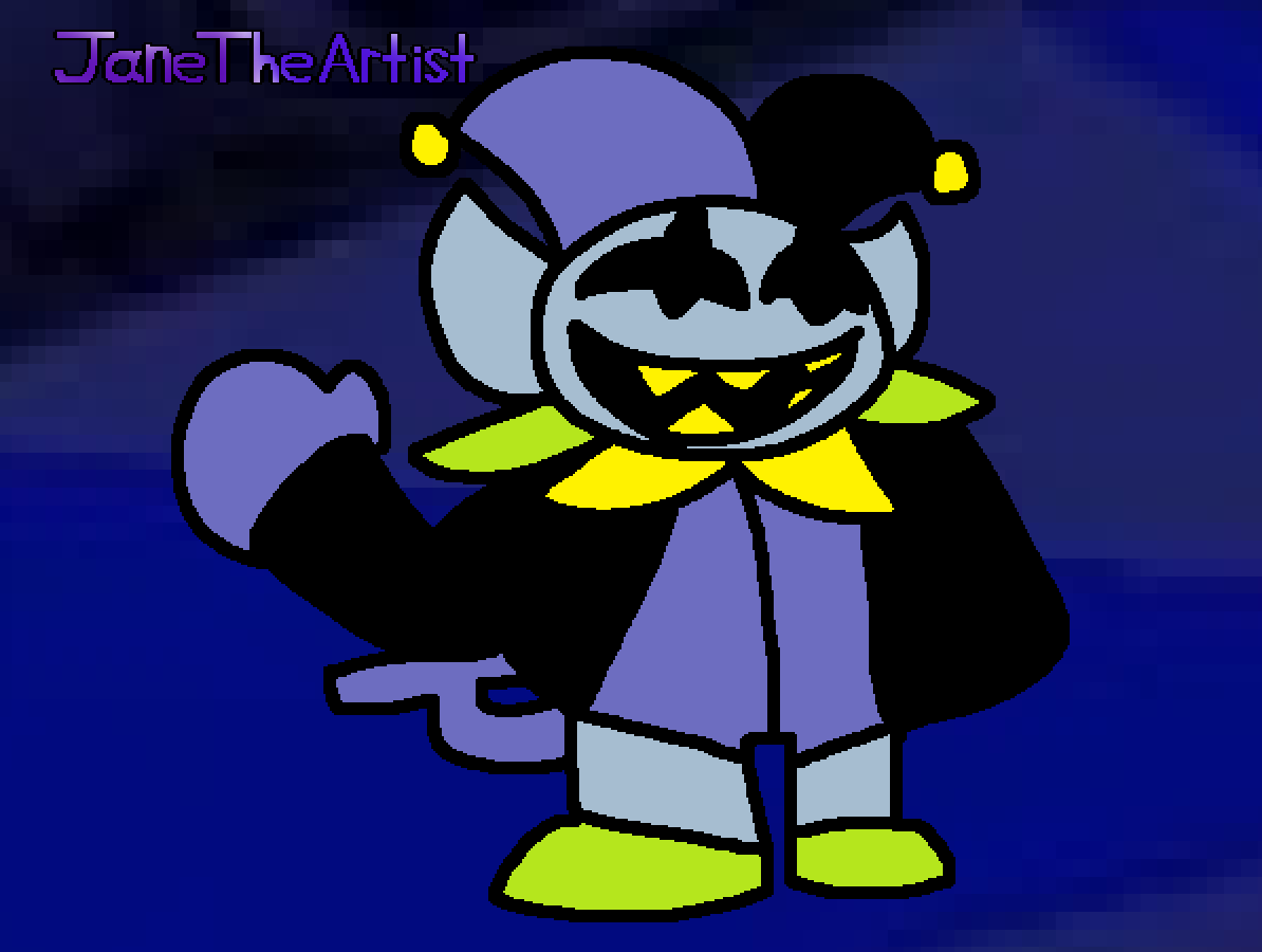 First time drawing Jevil by JaneTheArtistYT on DeviantArt