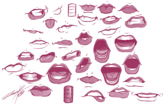 Sketches / Lips.