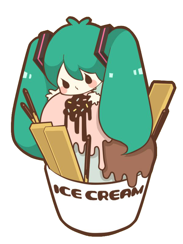 Miku Ice Cream-Render-By Makita