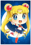 Chibi Sailor Moon! by Bunnyloz