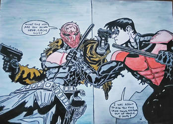 Red Hood vs Nightwing