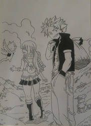 Natsu,Lucy and Happy