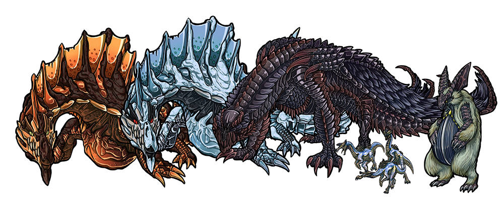 MonHun Sprites 2 by Lochingbird on DeviantArt